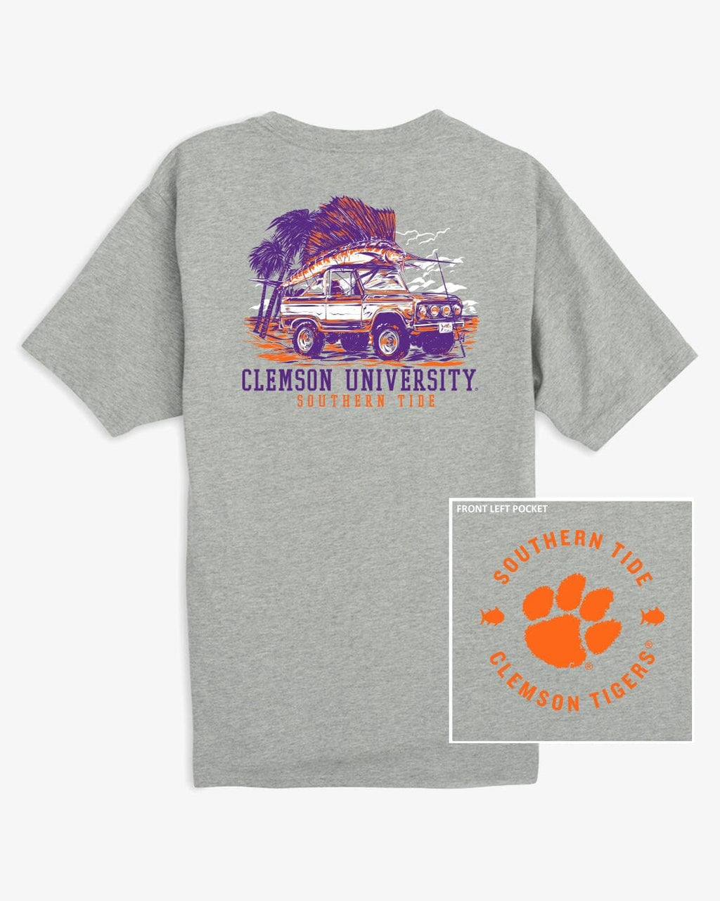 Clemson Tigers Trophy Catch Heather T-Shirt